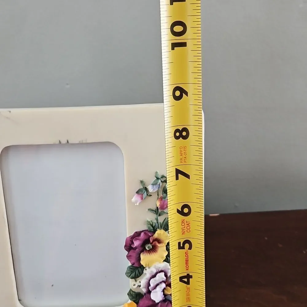 Floral Ceramic Photo Frame
